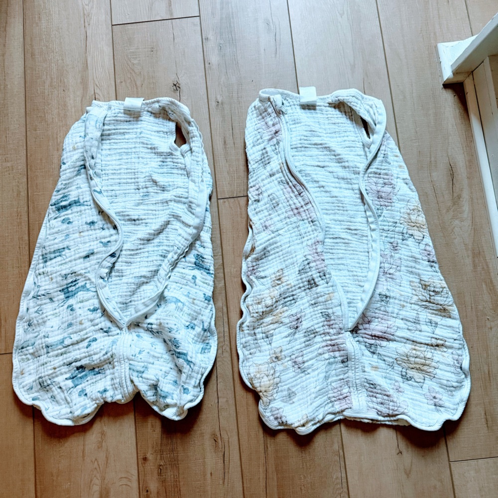 aden + anais Kids Pajamas Sleep Sacks - Blue and Floral